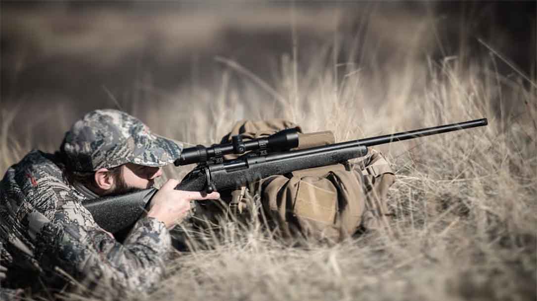 Bergara B14 Ridge Rifle aiming