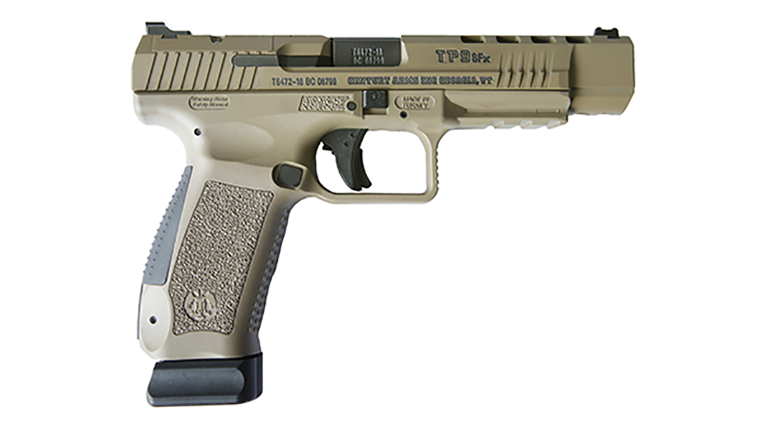 century arms Canik TP9SFx Pistol fde right profile
