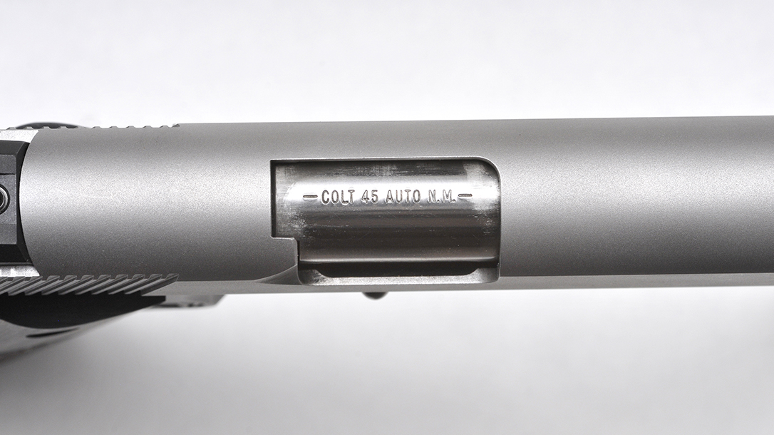 Colt Wiley Clapp Stainless Commander 1911 pistol barrel