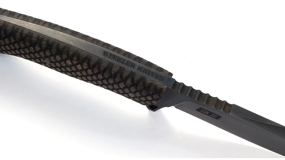 Ed Brown K1 Knife handle top view