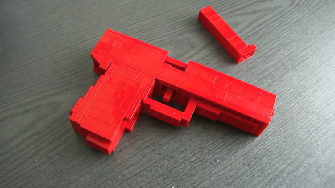 lego gun right profile