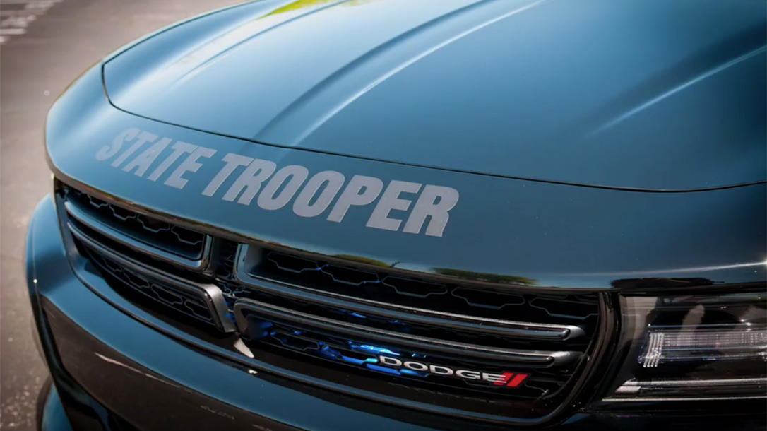 north carolina state highway patrol ghost car hood