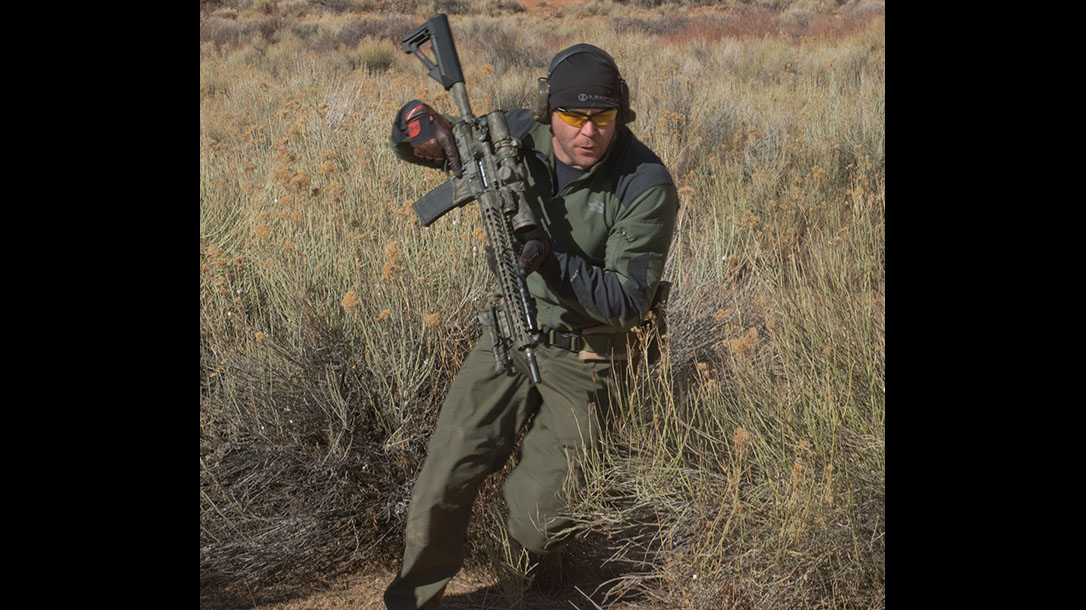 scoped carbine buck doyle running