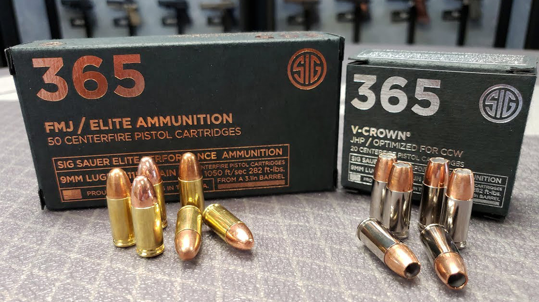 sig 365 ammo line