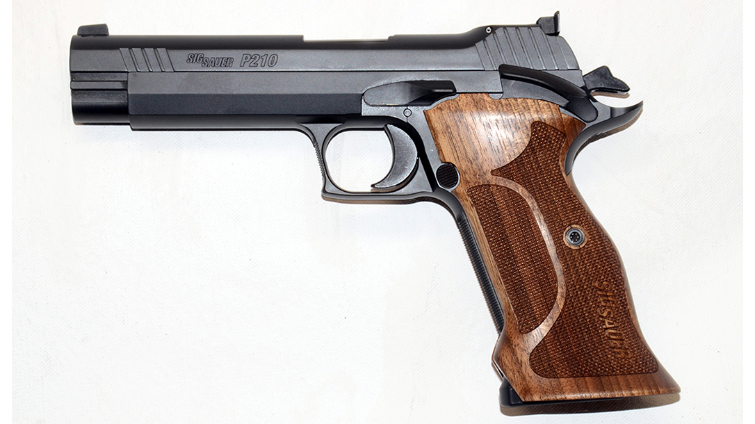 Sig P210 Target pistol left profile