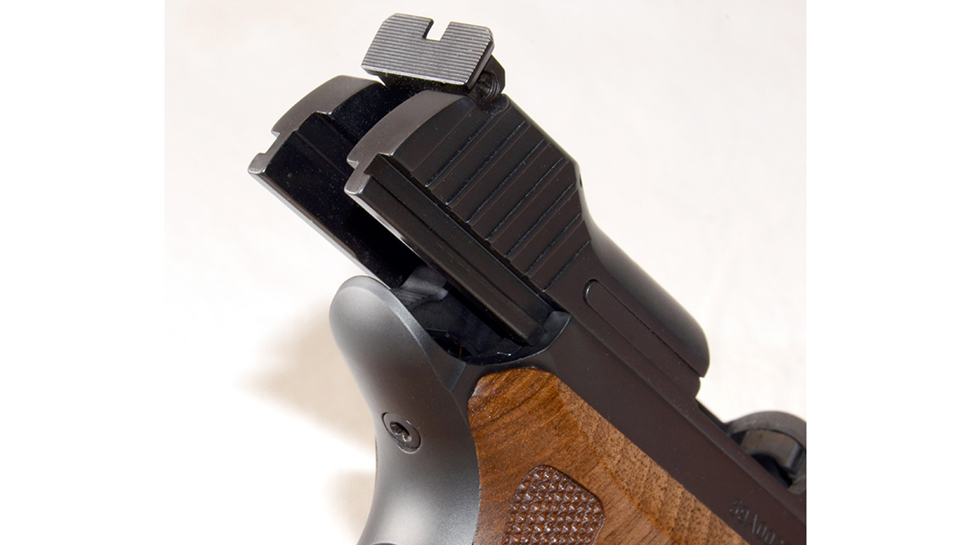 Sig P210 Target pistol beavertail