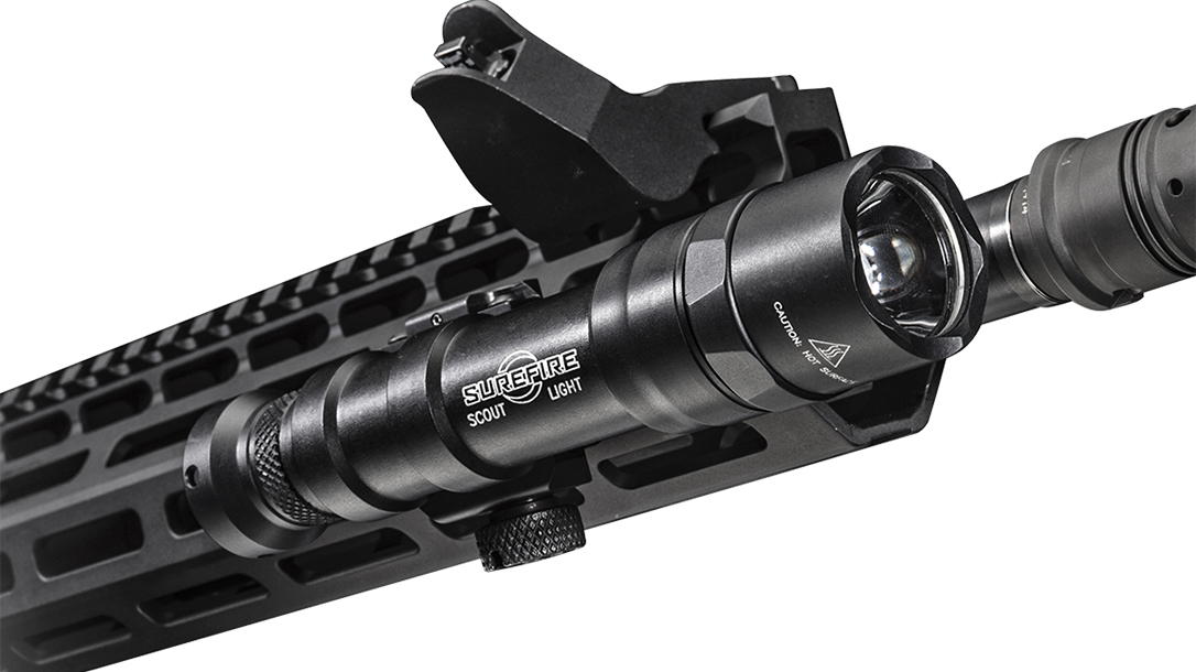 SureFire M600DF light attached rifle