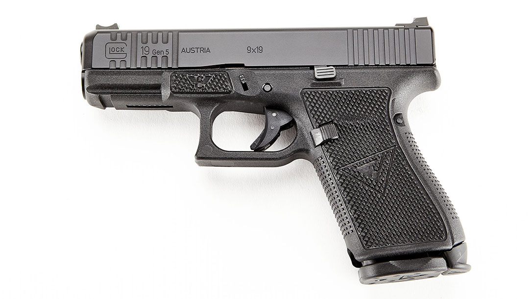 wilson combat vickers elite glock 19 pistol left profile