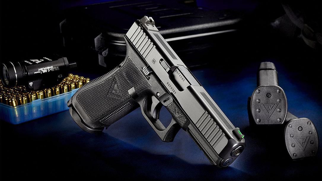 wilson combat vickers elite glock pistol beauty shot right angle