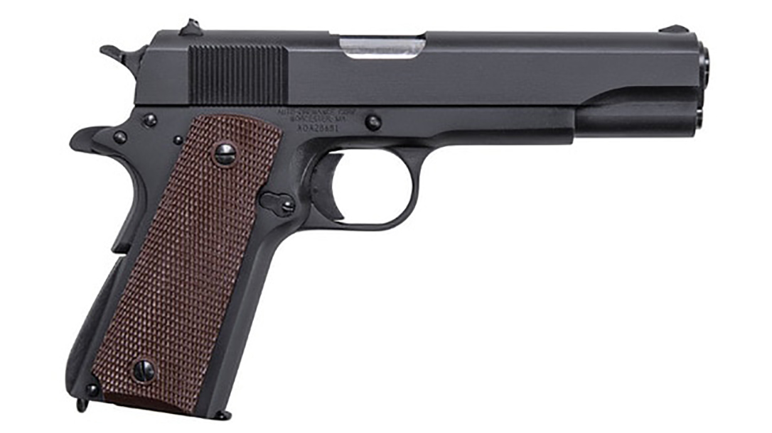 auto-ordnance 9mm 1911 handgun right profile
