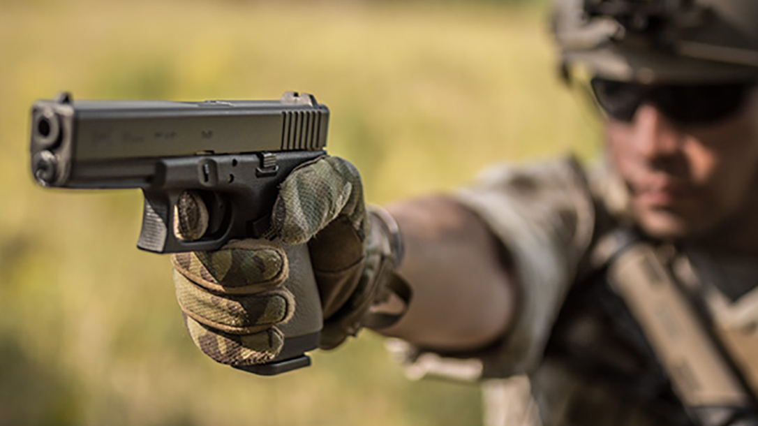 hogue dick's sporting goods glock pistol closeup
