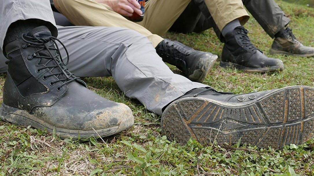 GoRuck MACV-1 boots mud