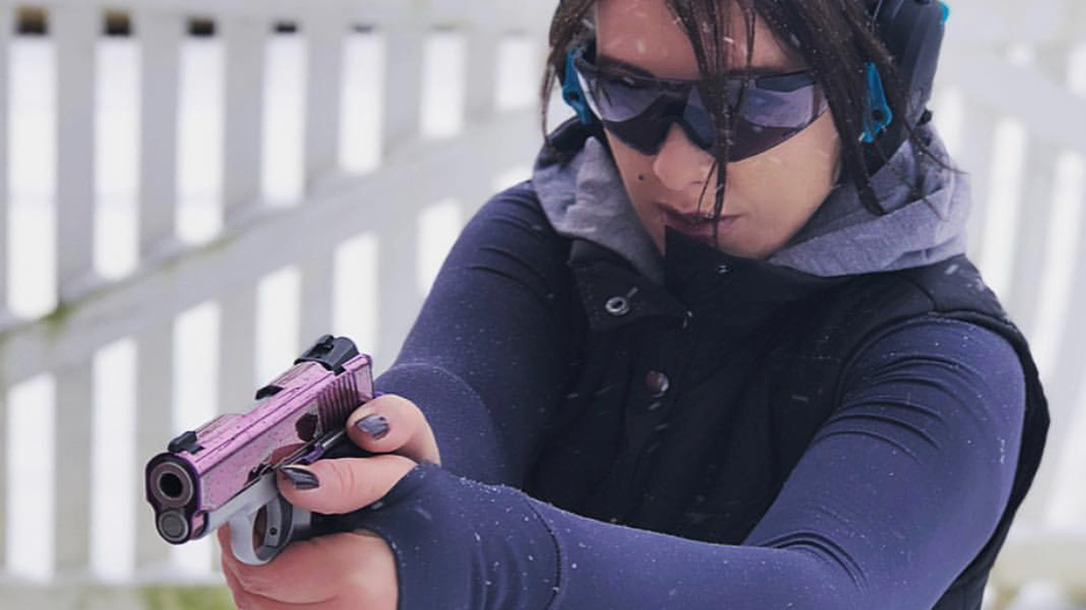 Kimber Amethyst Ultra II pistol shooting