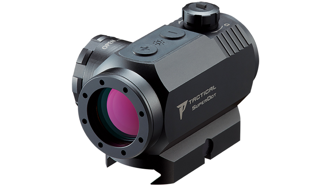 Nikon P-Tactical Superdot sight front left angle