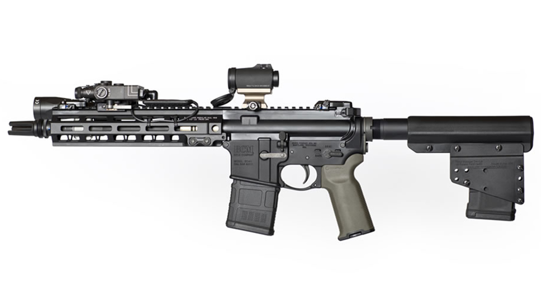 pistol storage device left profile