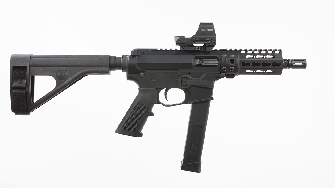 Quarter Circle 10 QC10 GLF ar pistol right profile