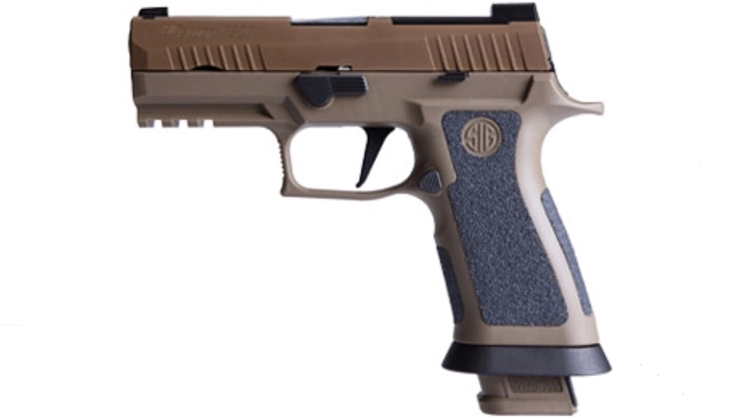 sig sauer p320 x-carry pistol denmark left profile