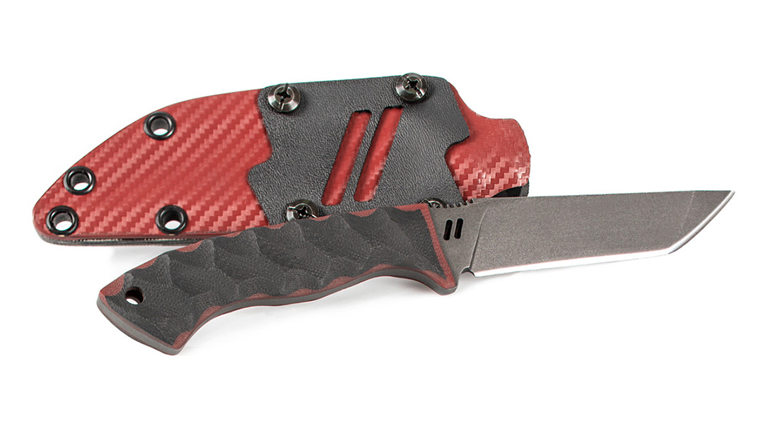 Zev-Winkler Knife sheath right profile