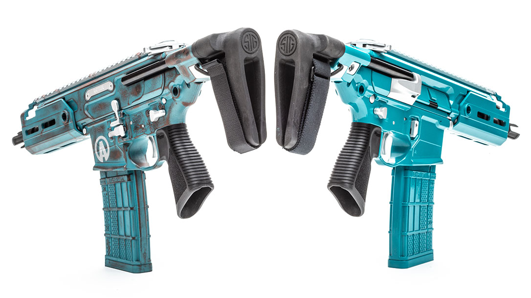 Sig Sauer MCX Rattler Pistols muscle car pistol stabilizing brace