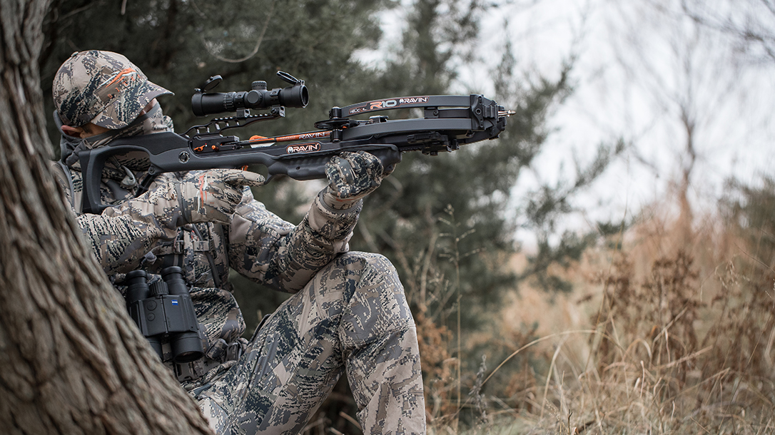 Ravin R9 Predator Camo Crossbow hunting
