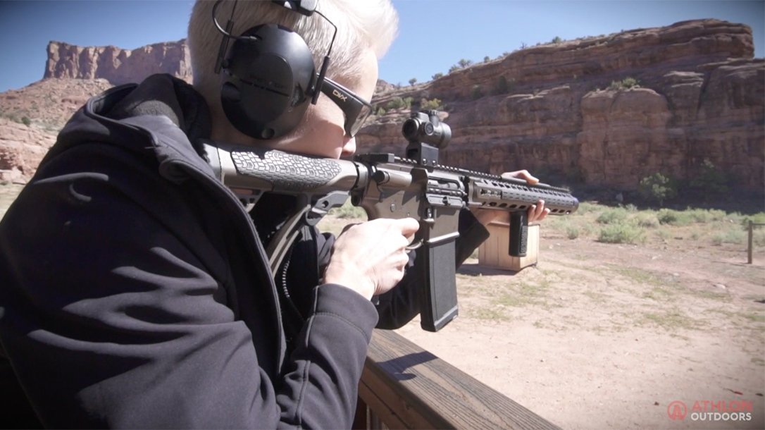 Daniel Defense DDM4ISR rifle, integrally suppressed rifle, 300 blackout, gun test