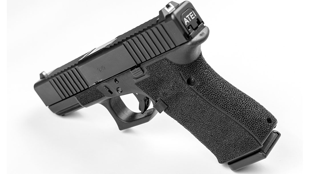 ATEi A9 Glock 19 pistol rear angle