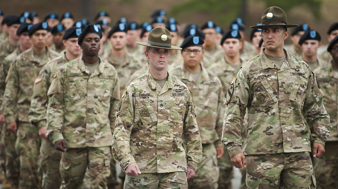 army osut training marching