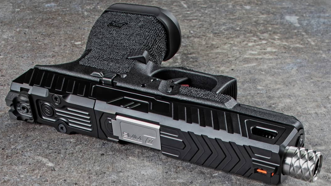 zev raven glock 19 slide side view