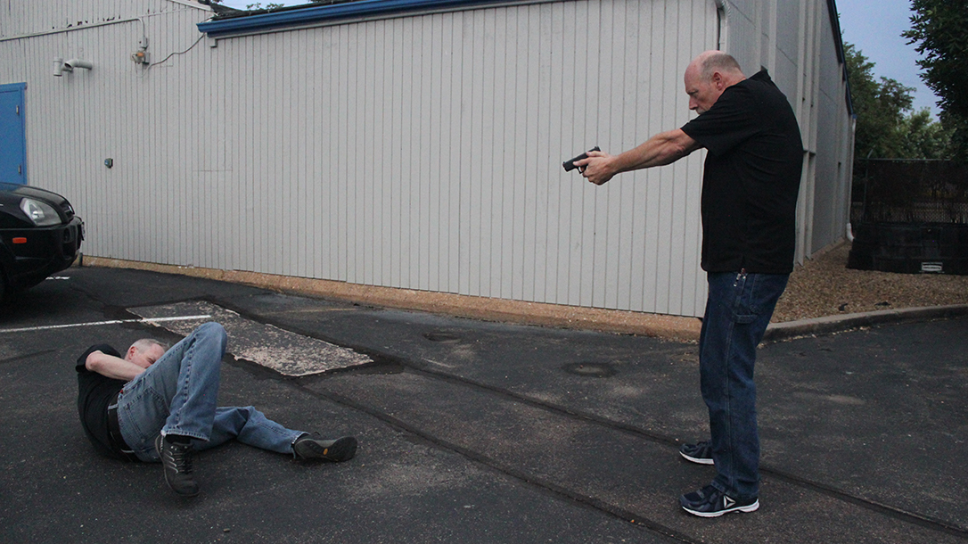 Shoulder Stop, self-defense, hammer, step 9