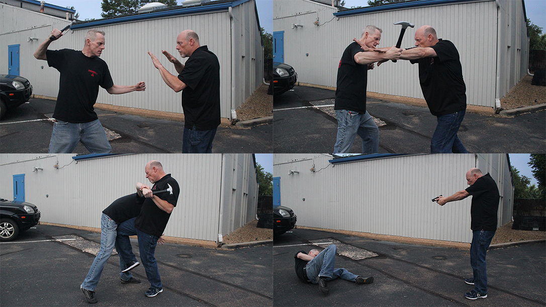 Shoulder Stop, Self-Defense Tactics, fight
