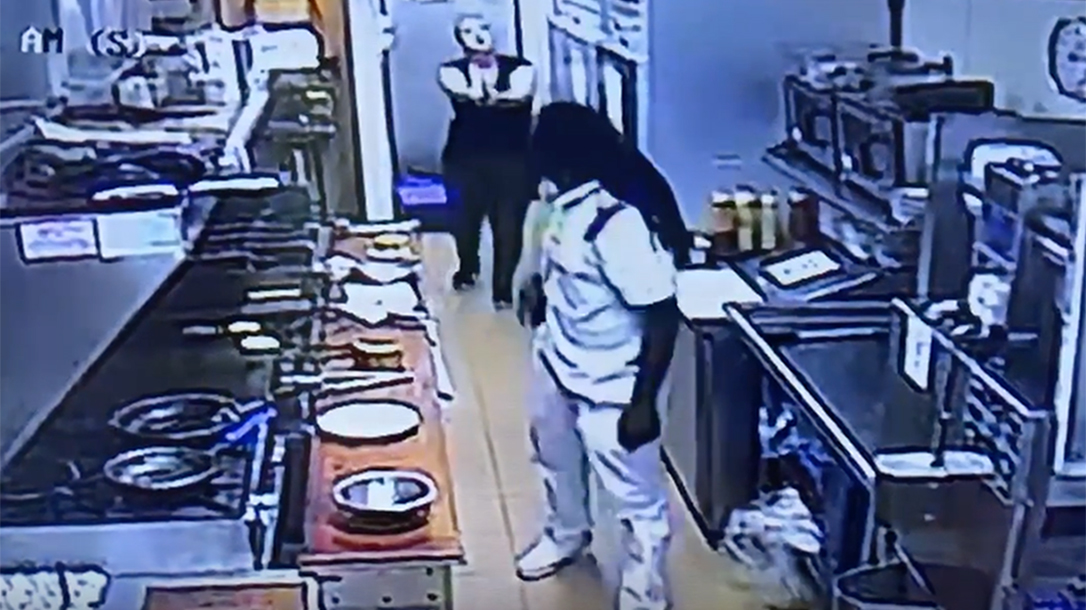 george webb kitchen attack