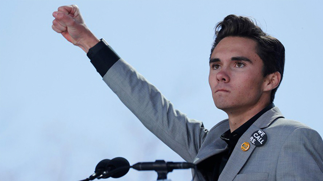 david hogg, anti gun, smith & wesson, twitter