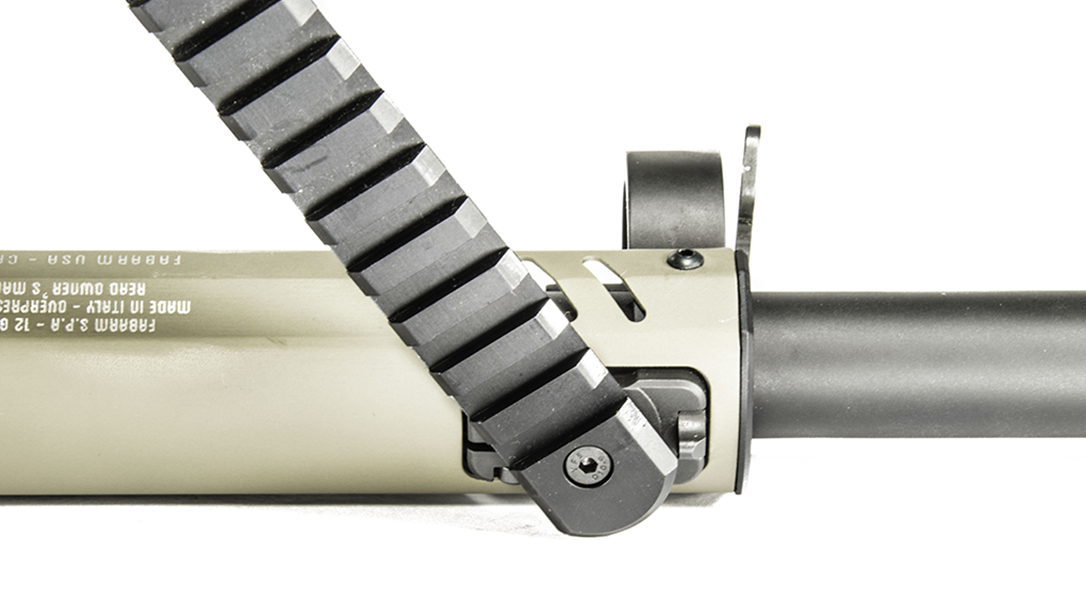 Fabarm STF 12 shotgun rail