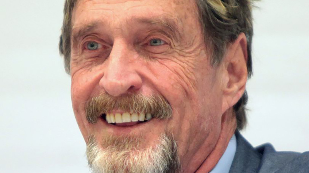 john mcafee, john mcafee guns
