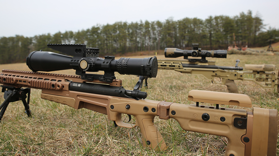 marines Nightforce ATACR mk13 mod 7 rifle nightforce atacr scope