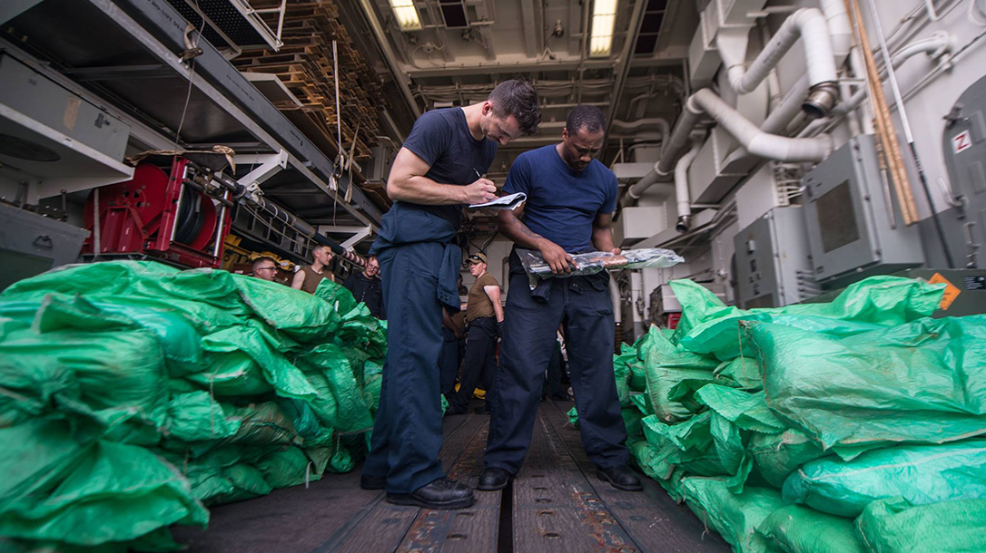 ak-47, ak-47 rifles, us navy vessel, jason dunham destroyer, jason dunham crew