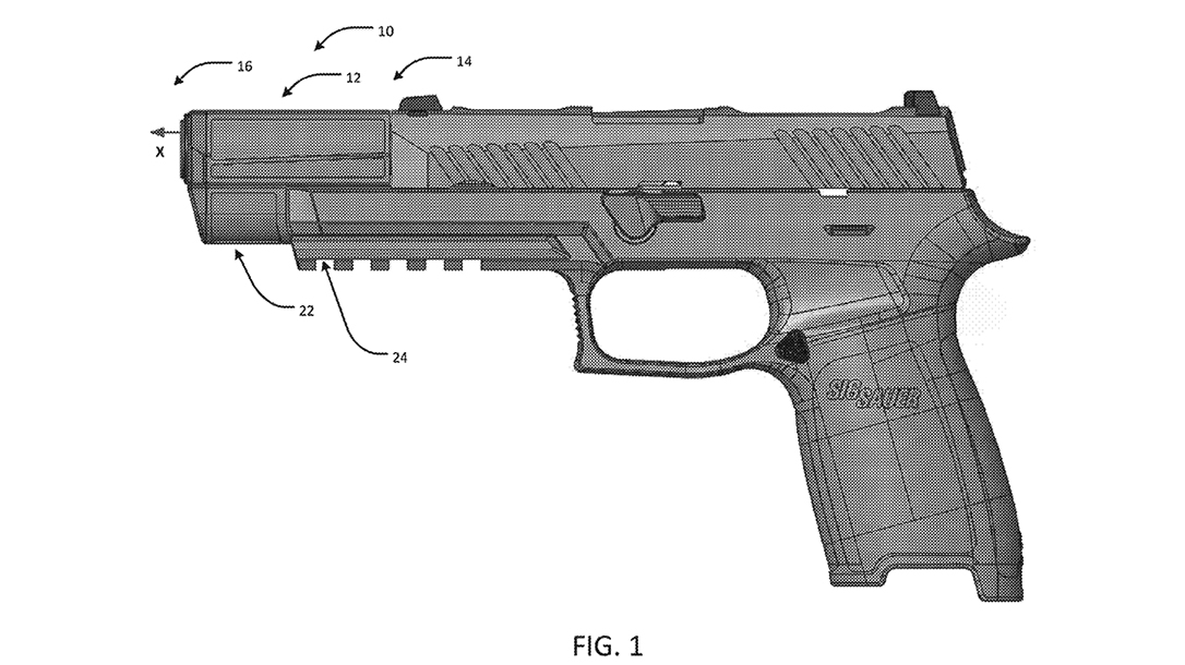 SIG Integral Eccentric Firearm Silencer left profile