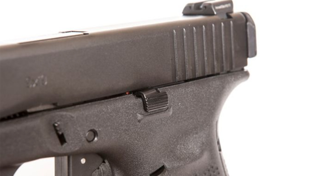 tangodown Vickers Tactical Glock Gen5 Slide Stop left angle