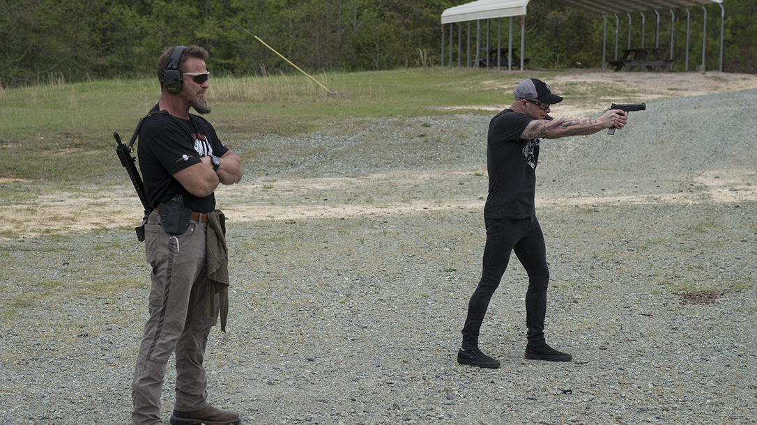 Phil Labonte, All That Remains, Guns, range