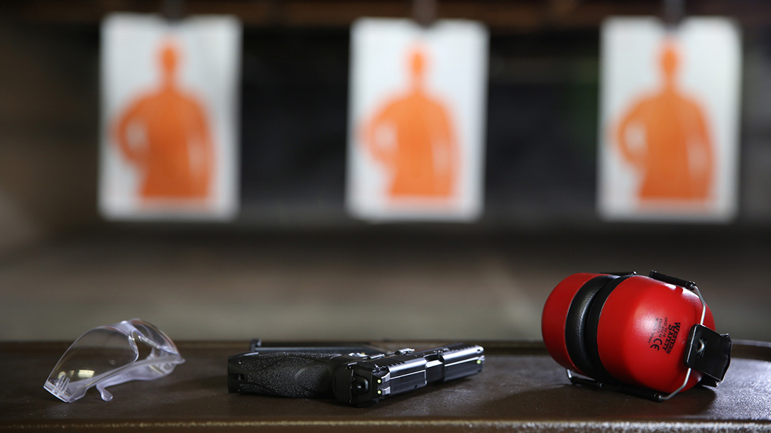 Indoor Shooting Range, guns, gear