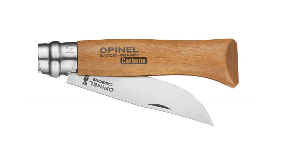Ballistic Gear Grab, Opinel N°08 Carbon Steel Pocket Knife, closed