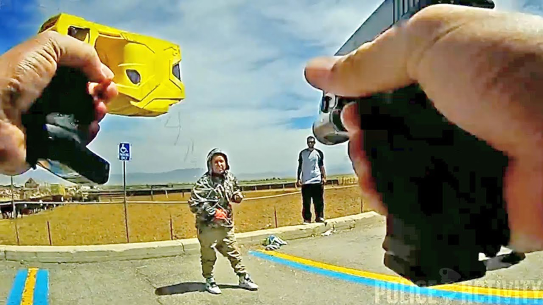 utah shooting taser