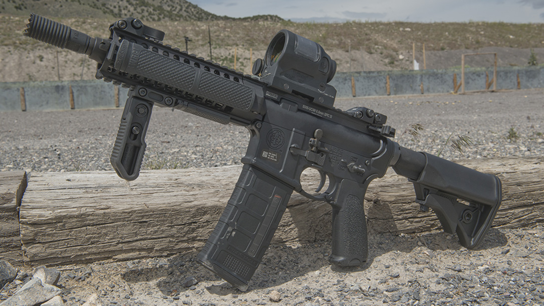 ar, ar pistols, ar pistol, sbr, sbrs, short barreled rifles, lwrci six8 uciw left profile