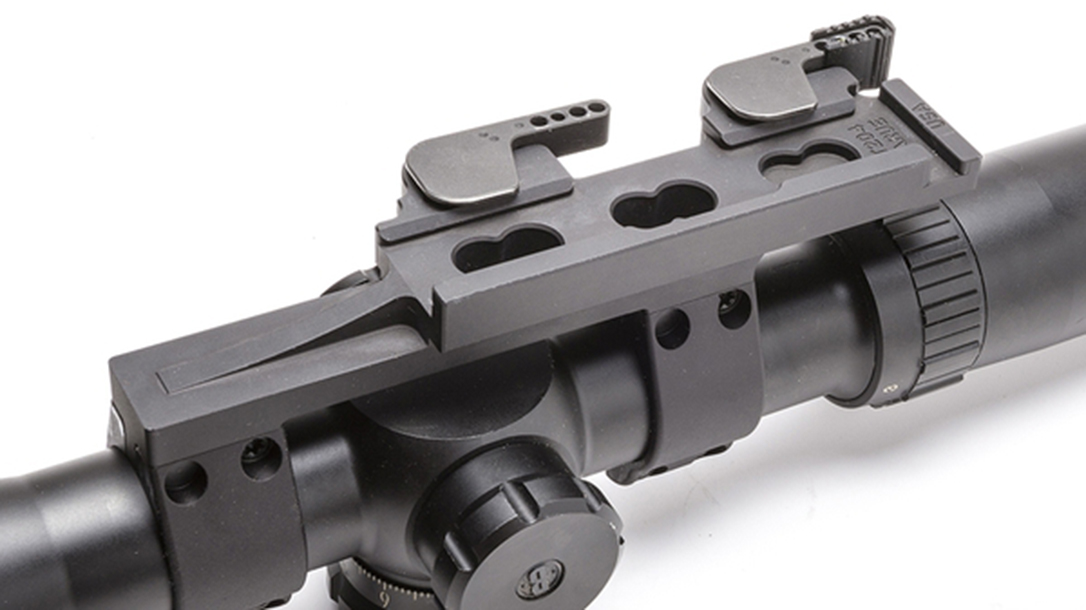 LaRue Click Adjust Nut QD SPR Mount on scope