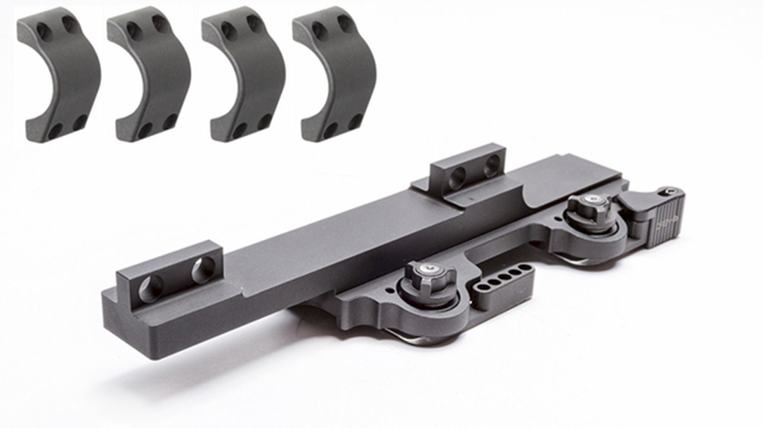 LaRue Click Adjust Nut QD SPR Mount with rings