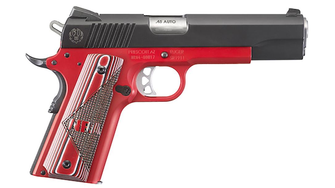 ruger, ruger sr1911, ruger nra sr1911, ruger sr1911 nra pistol right profile