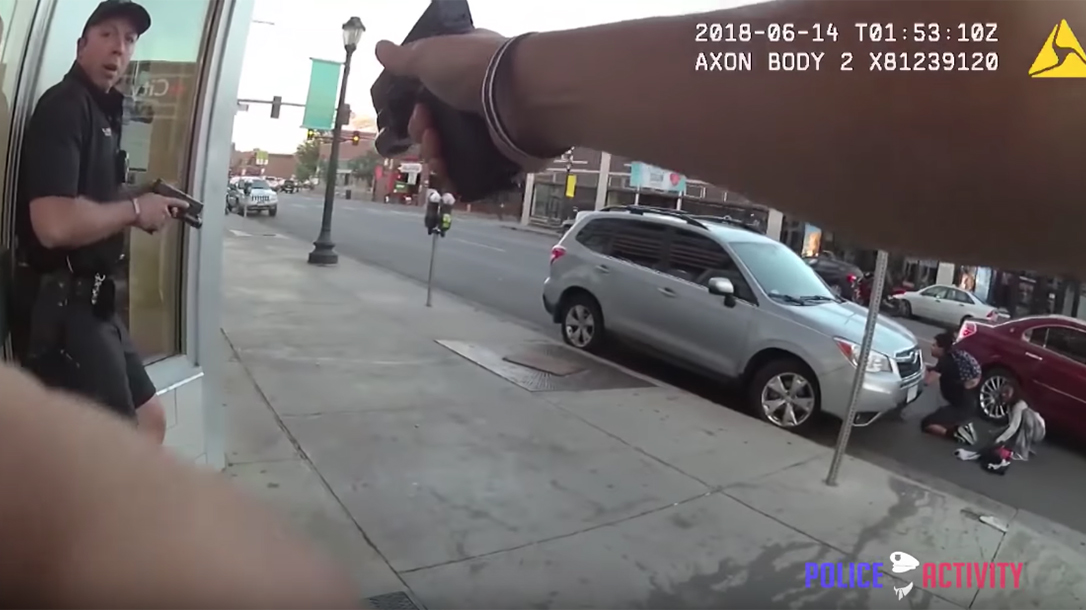 Denver Shootout, Denver Police officer shot, Denver Police department, handgun