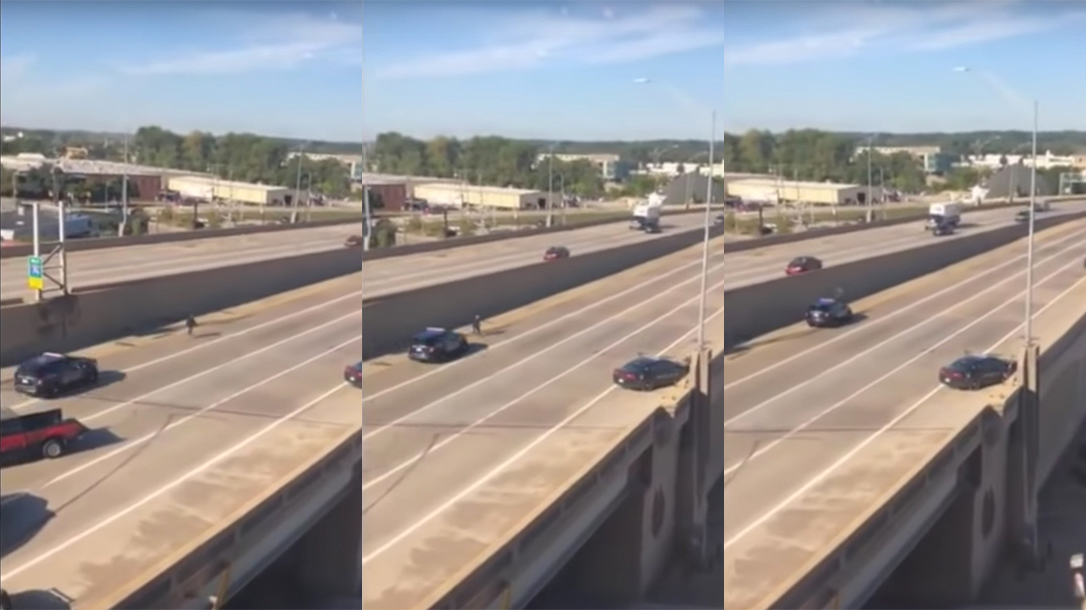 Grand Rapids Police Officer, Murder Suspect, Police Cruiser