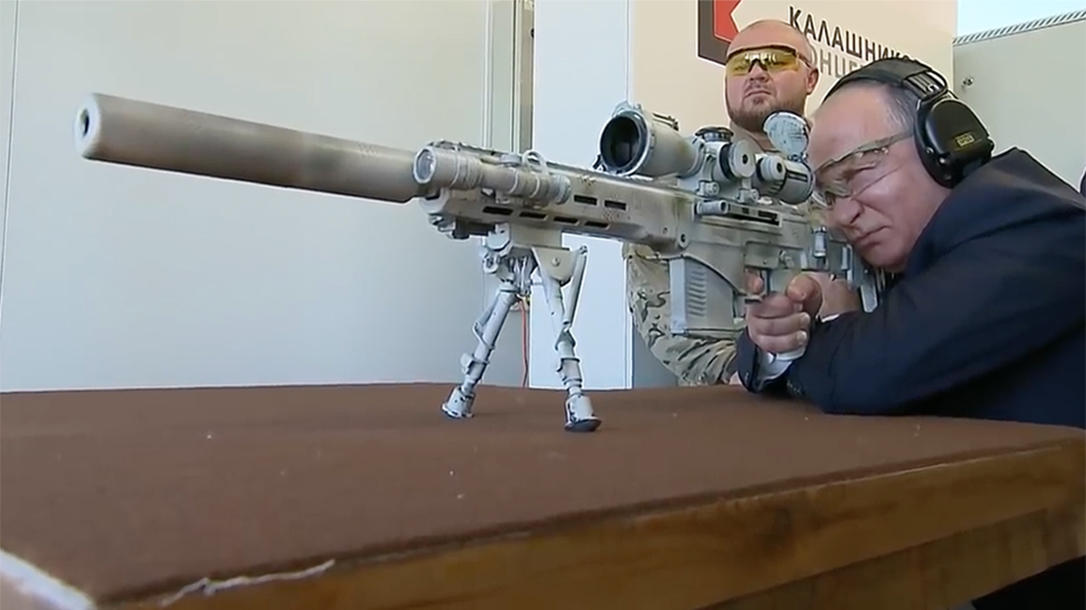 vladimir putin, vladimir putin sniper rifle, vladimir putin SVCh-308, SVCh-308, SVCh-308 kalashnikov
