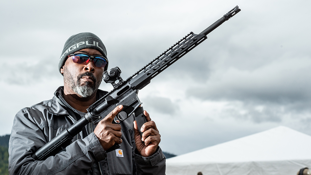 Anderson Manufacturing AM-9 Pistol-Caliber Carbine, Athlon Outdoors Rendezvous, range